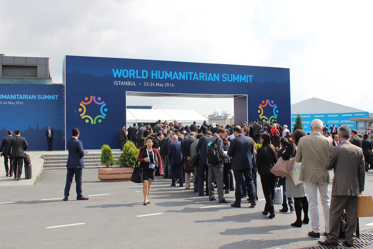 Entrance of the World Humanitarian Summit, 23 May 2016. Photo by Raphaël Dallaire Ferland/ICRC