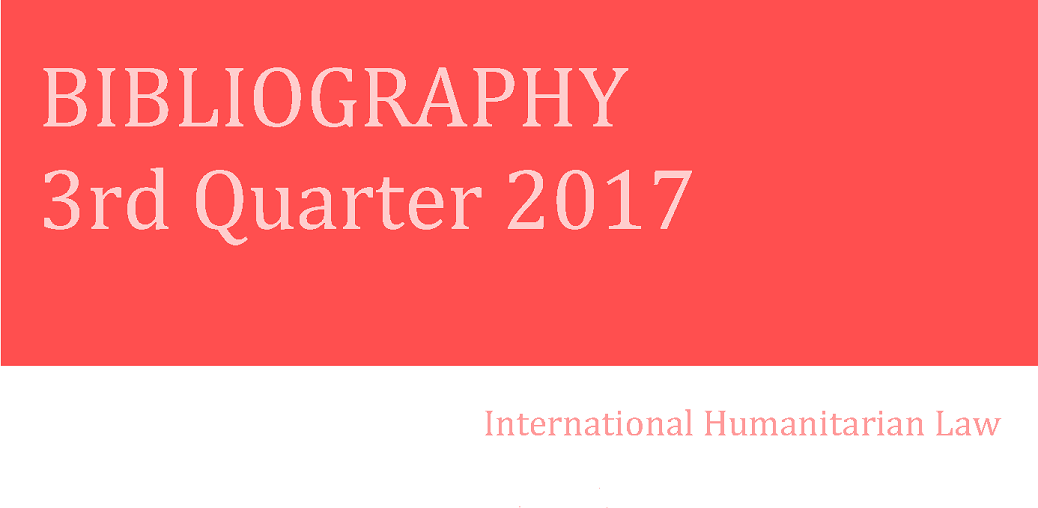 IHL Bibliography – 3rd Quarter 2017