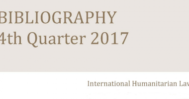 IHL bibliography – 4th Quarter 2017