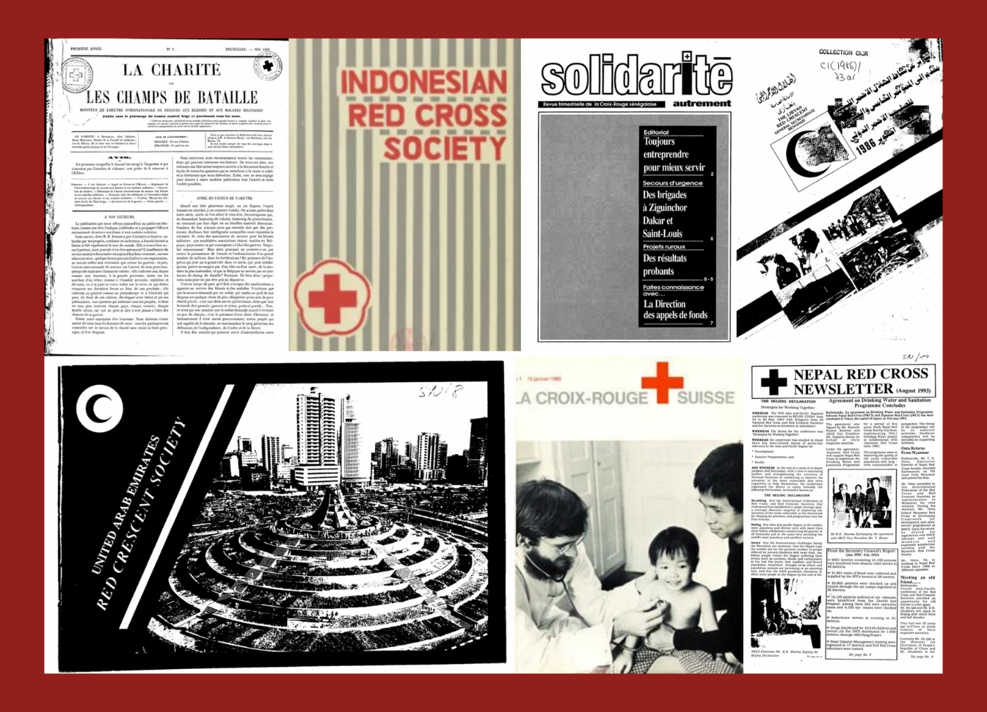 Sociétés nationales : ressources de la Bibliothèque du CICR