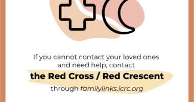 Restoring Family Links in the time of COVID19: What to do to prevent losing contact with our family members