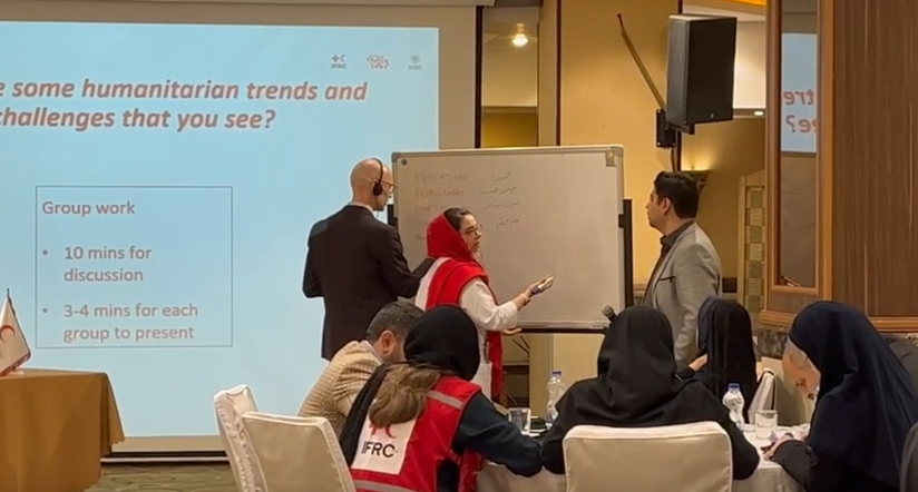 Orientation workshop with the International Red Cross and Red Crescent Movement for managers of the Iranian Red Crescent Society