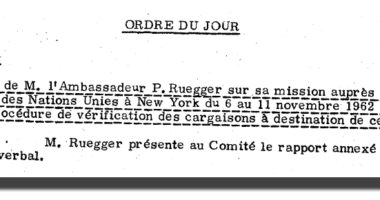 Jeudi 30 mars : Conférence en ligne sur « le CICR et la crise des missiles à Cuba » en 1962