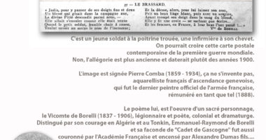 L’infirmière et le jeune soldat blessé – Le Kitch de la Croix-Rouge