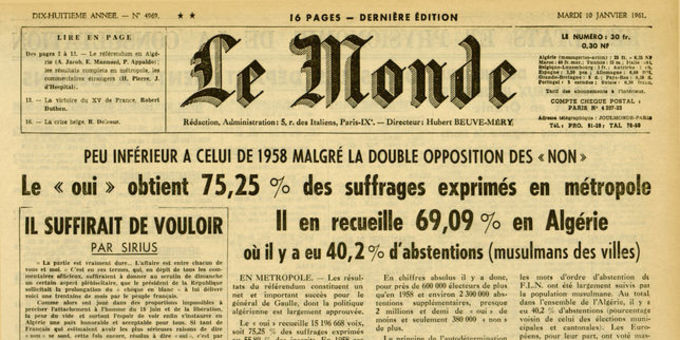 Retour sur le travail du CICR pendant la guerre d’Algérie