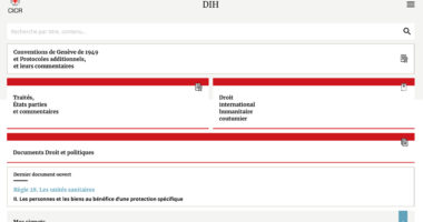 Tout le droit international humanitaire à portée de main !