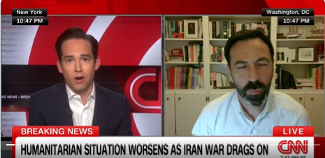 Fabrizio Carboni Talks to CNN about Expanded Conflict in the Middle East