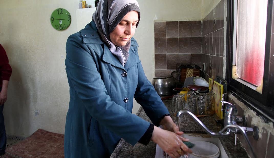 Water flows under the West Bank Barrier (video)