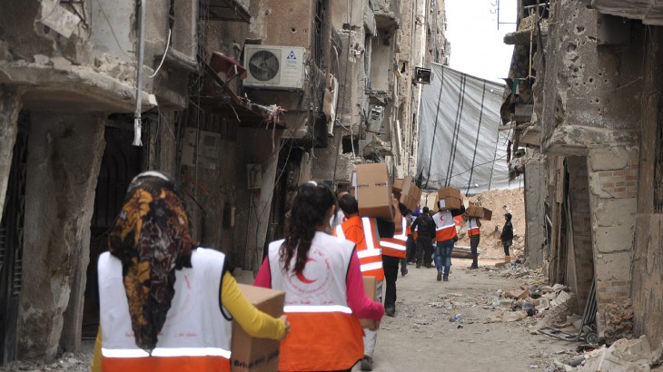 Syria: ICRC delivers urgently needed medical aid to Yarmouk camp