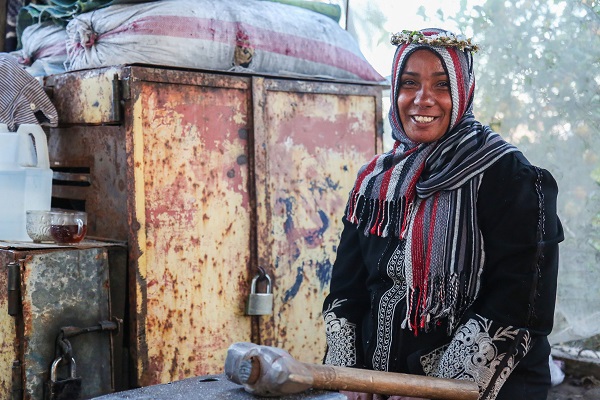 Aysha Ibrahim. Photo: Samar Abu-Elouf