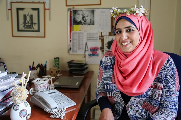 Shaymaa Elmoamar. Photo: Samar Abu-Elouf