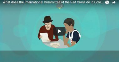 What does the International Committee of the Red Cross do in Colombia?