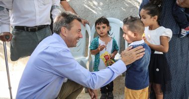 אלבום תמונות: ביקור נשיא הוועד הבינלאומי של הצלב האדום פטר מאורר