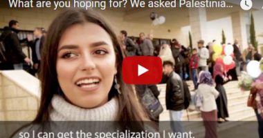 What are you hoping for? We asked Palestinian students