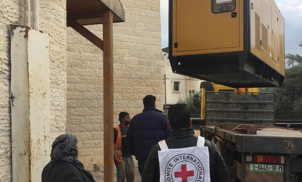 Donation of generators for Gaza clinics and hospitals