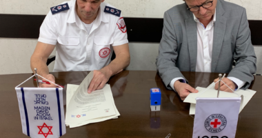 The ICRC and Magen David Adom signed a multi-year partnership agreement