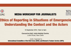 Women’s Feature Service, ICRC announce workshop on ethics of reporting in emergencies