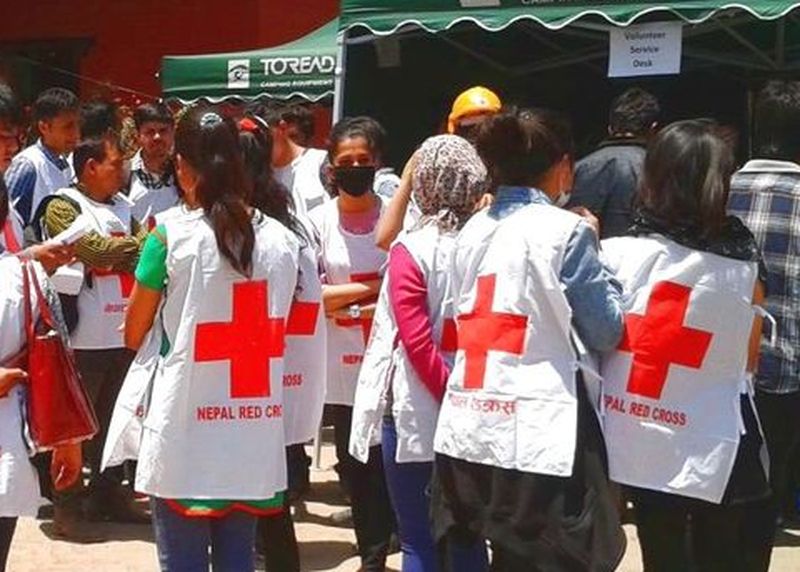 100 Nepali Youths Queue Up Daily to Volunteer