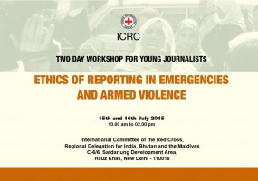 Workshop for Young Journalists on Ethics of Reporting in Emergencies