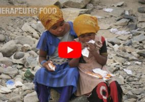 Fighting malnutrition with therapeutic food sourced from India