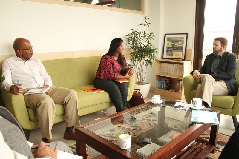 Maldivian Red Crescent Secy-Gen and Head of ICRC Regional Delegation Exchange Notes