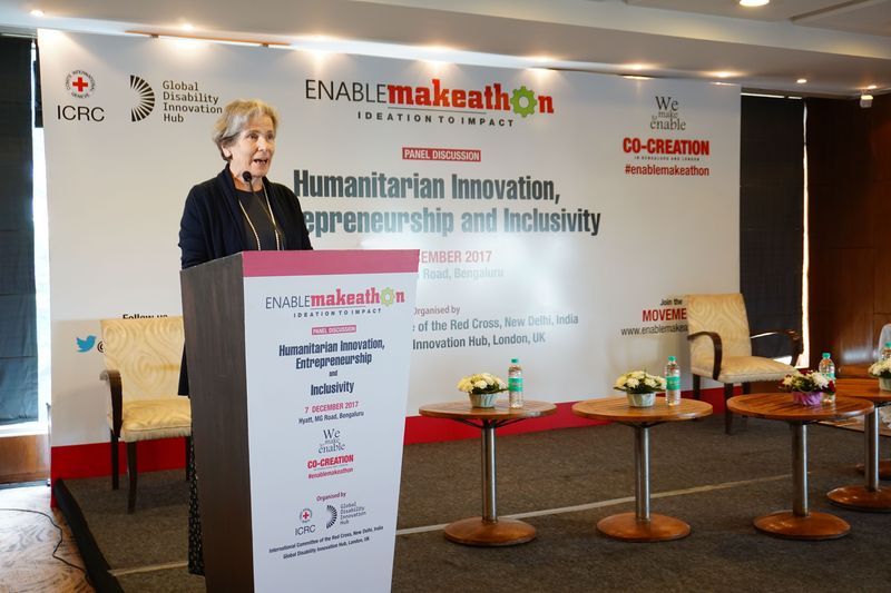 Keynote address of the ICRC Vice President Christine Beerli at Enable Makeathon