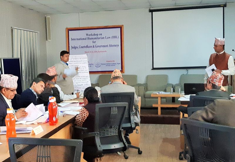 ICRC and Nepal Judicial Academy hold IHL Workshop for the Judiciary