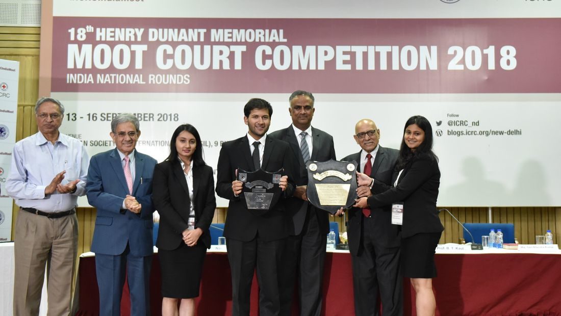 Rajiv Gandhi National University of Law Wins 18th Henry Dunant Memorial Moot Court Competition