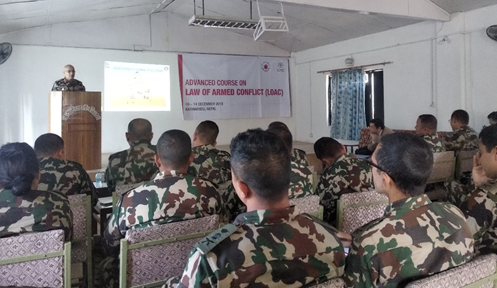 Nepal Government and ICRC organise training on Law of Armed Conflict