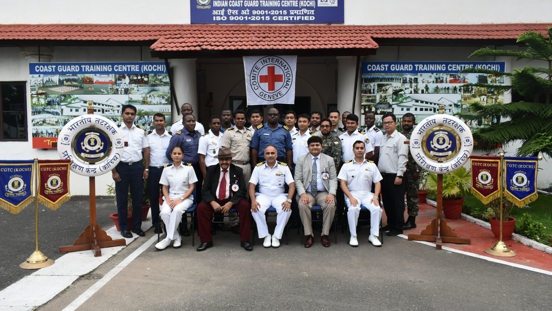 IHL dissemination for international officers at Coast Guard Training Centre Kochi