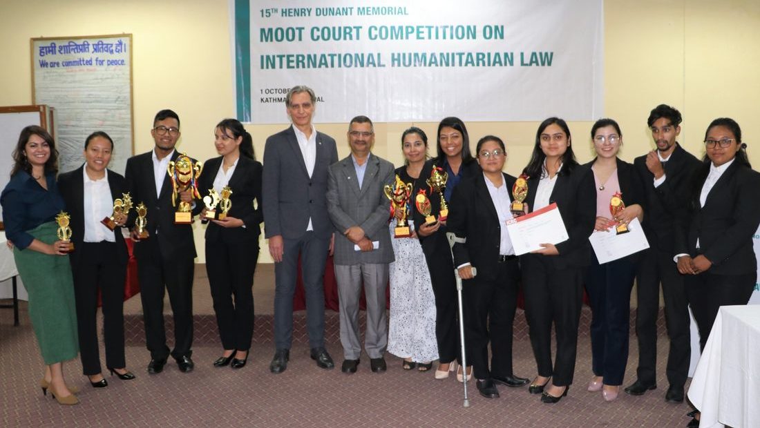 Kathmandu School of Law wins the IHL moot court competition in Nepal