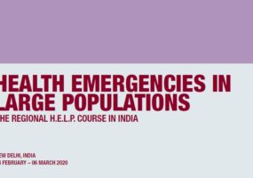 Applications Invited for 4th Regional HELP Course in New Delhi