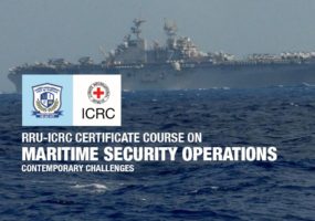 ICRC and RRU conduct online Certificate Course on Maritime Security Operations