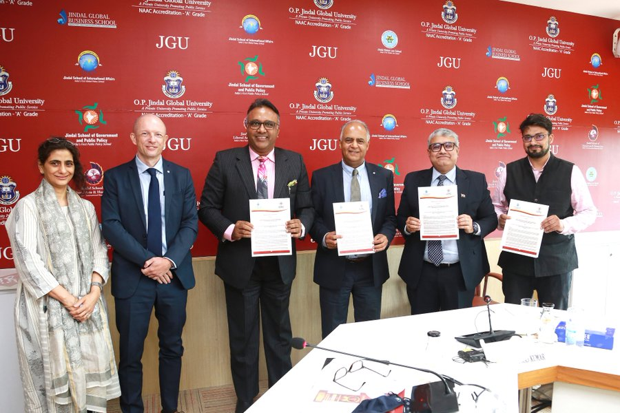 ICRC signs MoU with O P Jindal Global University