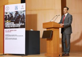 The ICRC and the Rashtriya Raksha University’s seminar on Integrating Humanitarian Principles in Law Enforcement