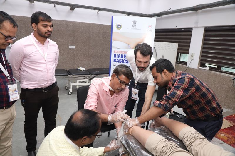 Clinical hands-on training on Diabetic Foot Basics in New Delhi