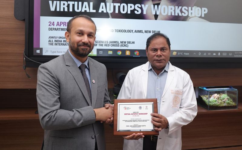 Virtual autopsy workshop at the All India Institute of Medical Sciences (AIIMS) in New Delhi