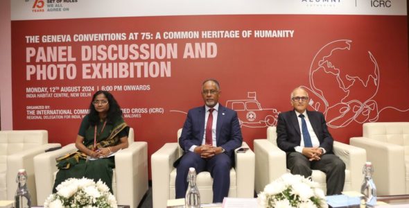 The Regional Delegation conducts a panel discussion and photo exhibition on the 75th Anniversary of the Geneva Conventions