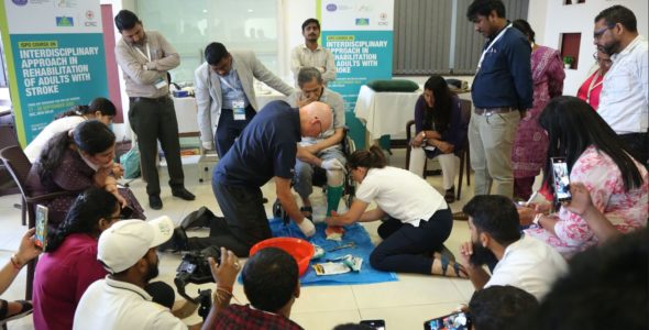 ICRC jointly conducts a four-day training programme on the rehabilitation of adults with stroke