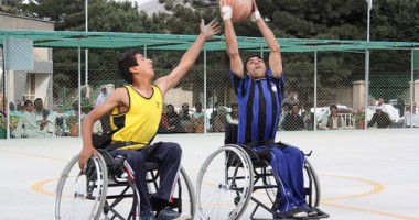 Turnamen Bola Basket Pengguna Kursi Roda Nasional Pertama di Afghanistan