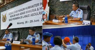 Sosialisasi Hukum Humaniter Internasional, Hukum Ham dan Hukum Udara di Lingkungan TNI AU