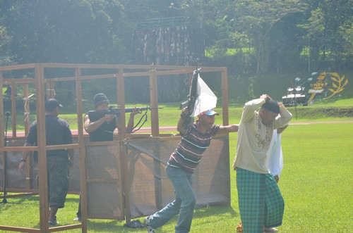 Simulasi Perang di Lembah Tidar