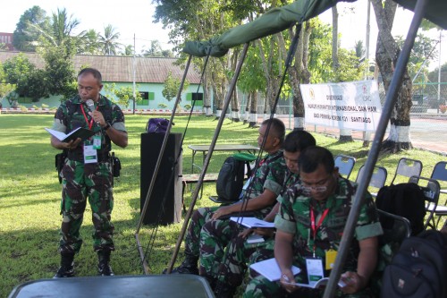 Diseminasi Hukum Humaniter dan Ham bagi Perwira Korem Santiago