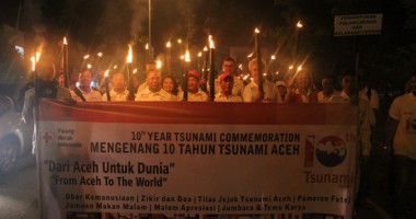 Obor Kemanusiaan Mengenang 10 Tahun Tsunami