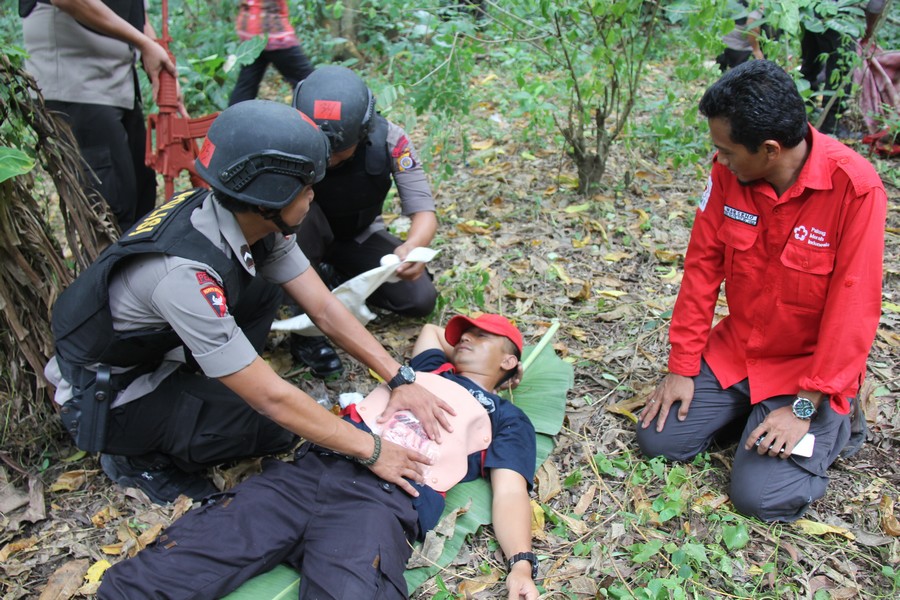 Bertugas dalam Keadaan Genting dan Berbahaya, 20 Polisi Berlatih Pertolongan Pertama