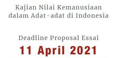 Panggilan Penelitian: Kajian Nilai Kemanusiaan dalam Adat-adat di Indonesia