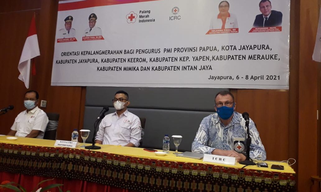 ICRC bekerja sama dengan PMI di Provinsi Papua