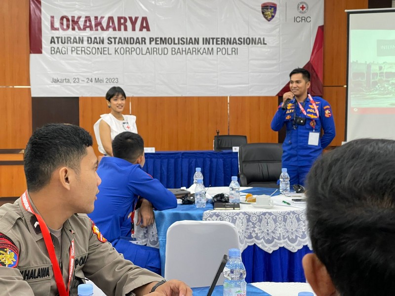 Lokakarya Standar Pemolisian Internasional bagi Personel Polisi Air dan Udara