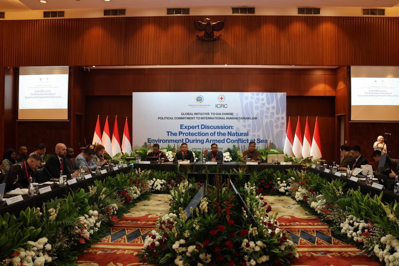 Indonesia dan ICRC menyelenggarakan Diskusi Pakar Global IHL Initiative mengenai Perlindungan Lingkungan Alam dalam Konflik Bersenjata di Laut
