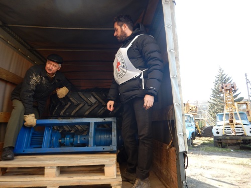 КП «Вода Донбасу» отримало допомогу від МКЧХ